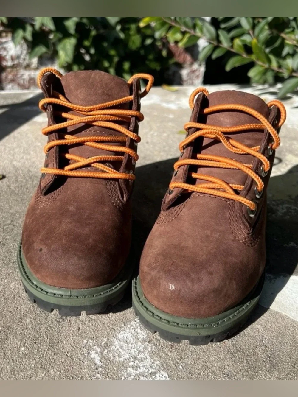Timberland 6 Inch Waterproof Boot Toddler Boy Sz 7 Brown Nubuck Leather Gorpcore